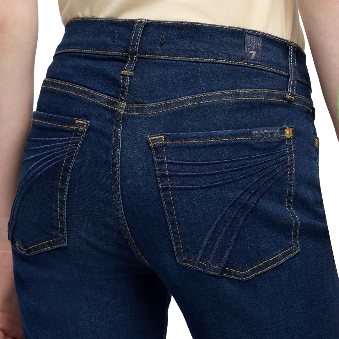 7 For All Mankind Women's Tailorless Dojo In Slim Illusion Wide-leg Jeans - Image 4