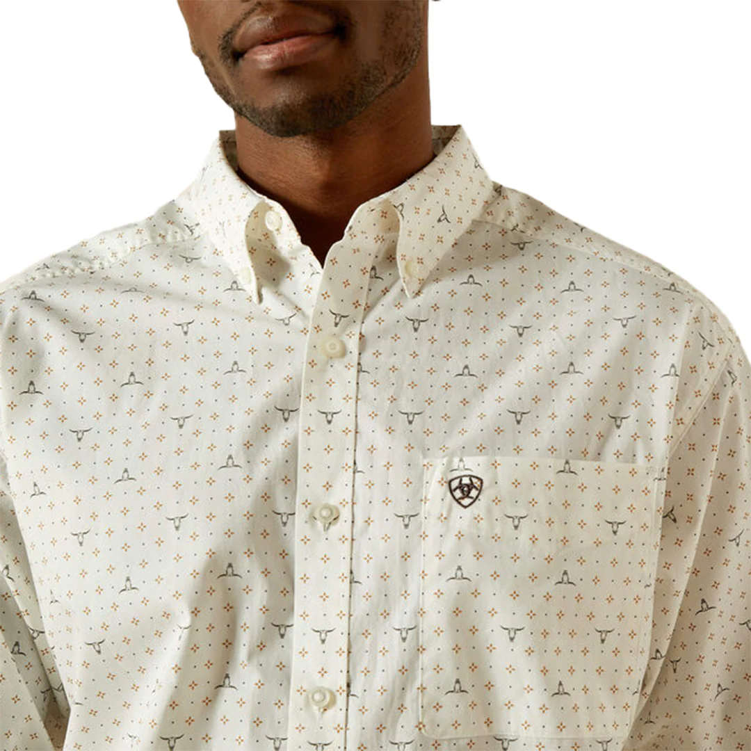Ariat Men's Buster Classic Fit Long Sleeve Button Shirt - Image 3