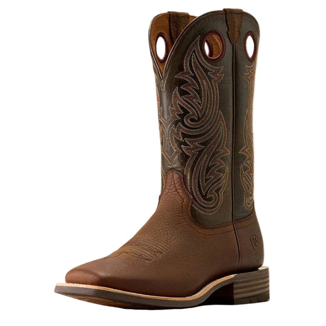 Ariat Men's Highland Toughstock Wide Square Toe Cowboy Boot