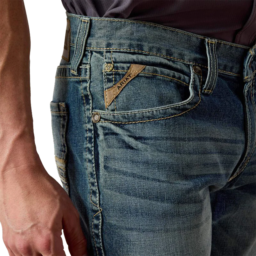 Ariat Men's M4 Low Rise Stretch Shoreway Stackable Straight Leg Jean - Image 4