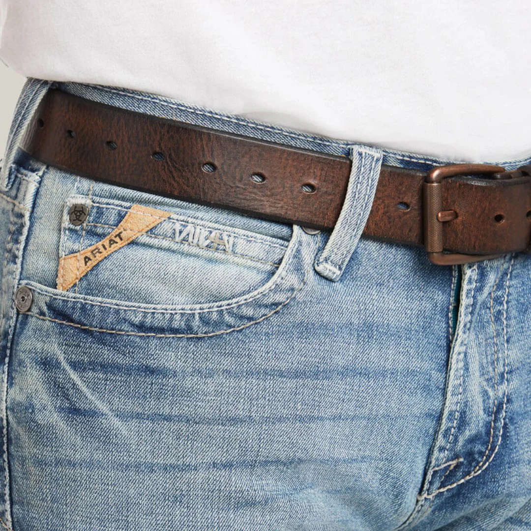 Ariat Men's M7 Rocker Stretch Stirling Stackable Straight Leg Jeans - Image 5