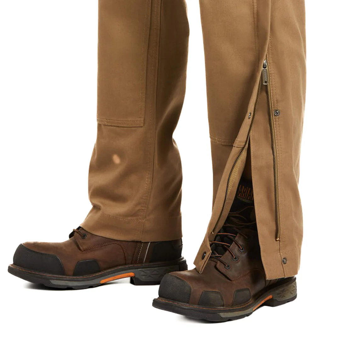 Ariat Men's Rebar Dura Canvas Unlined Bib Overalls - Image 4