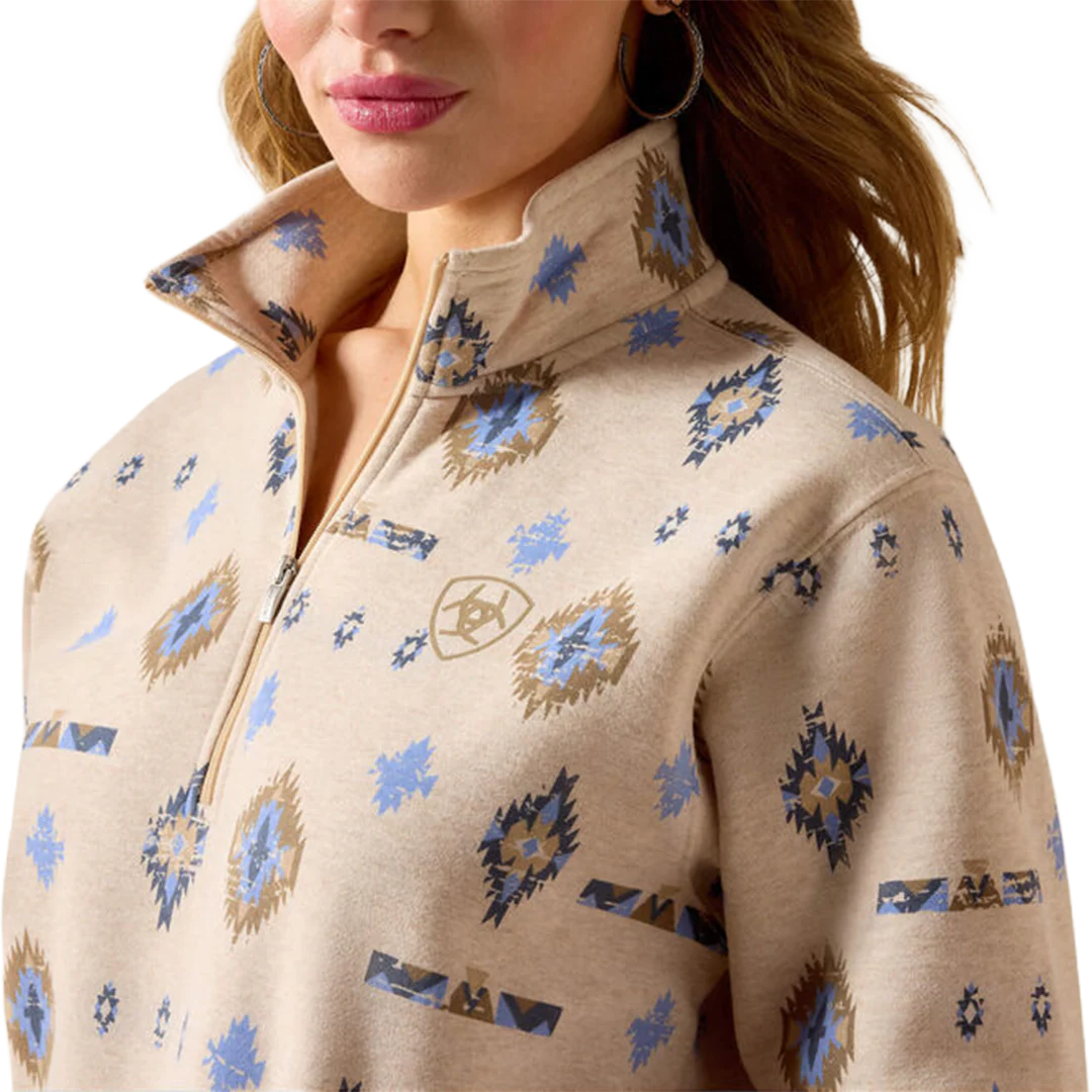 Ariat Women's Sapphire 1/2 Zip Sweatshirt - Image 3