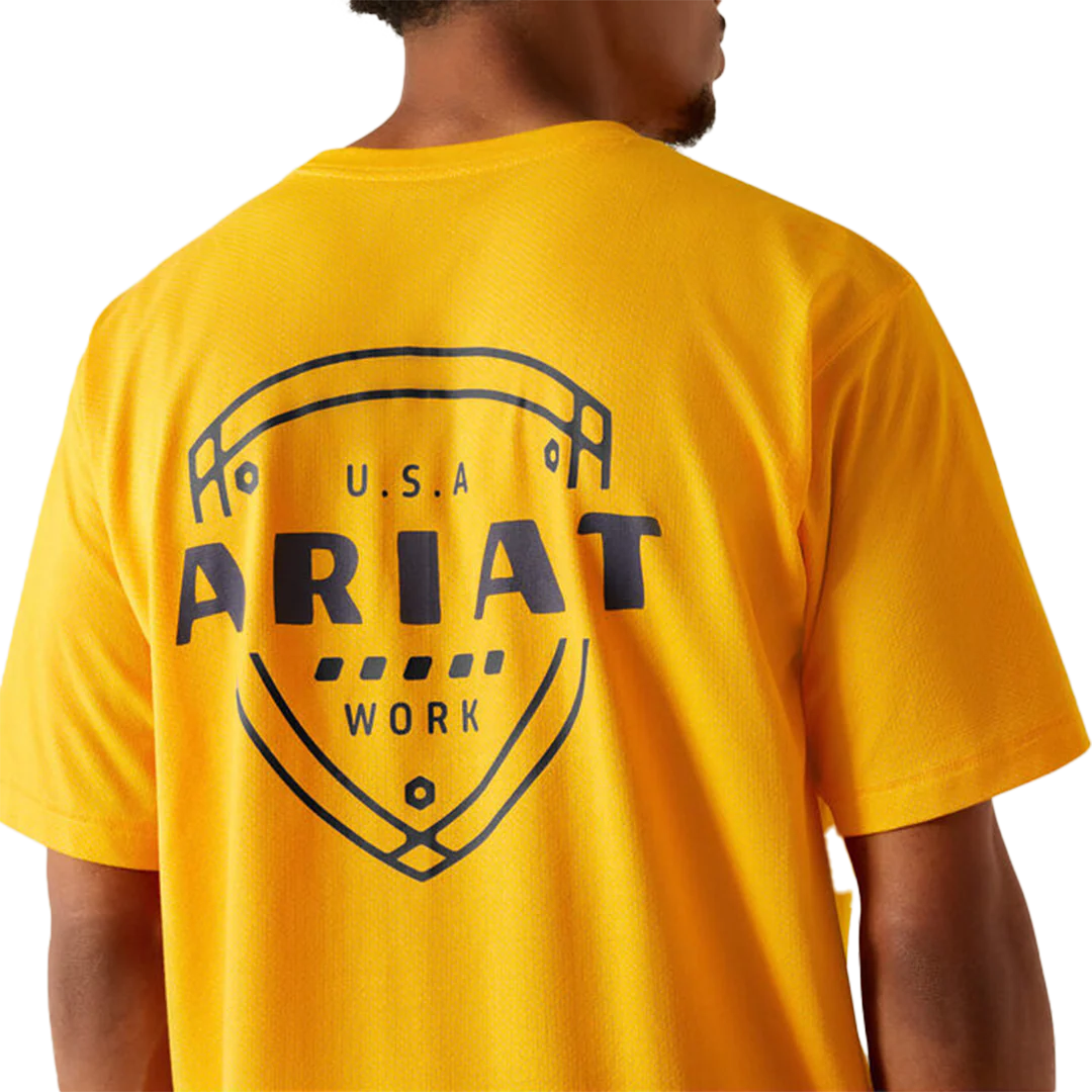 Ariat Men's Rebar 360 Shield Pocket T-Shirt - Image 3
