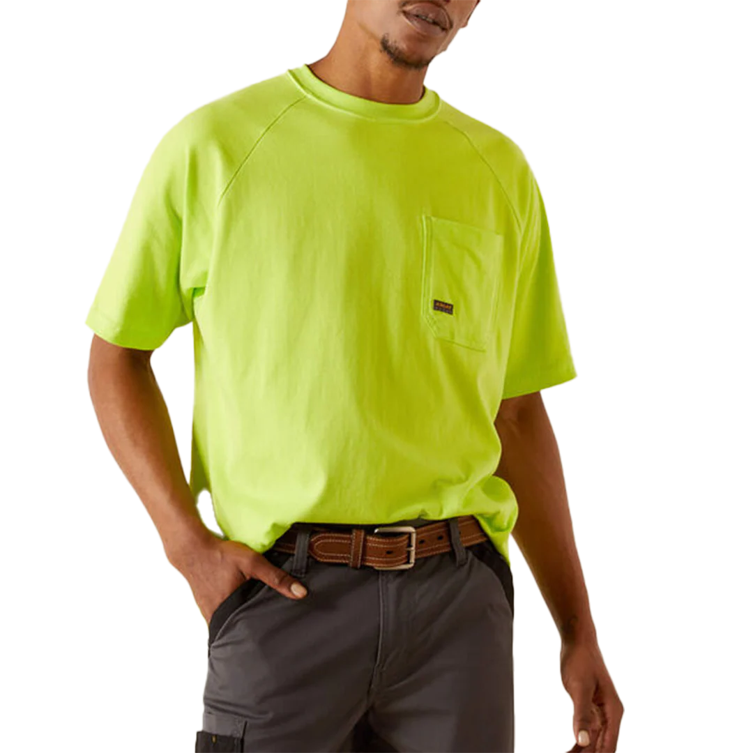 Ariat Men's Rebar Cotton Strong Hardhead T-Shirt - Image 5