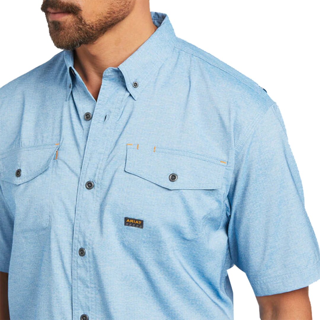 Ariat Men's Rebar Made Tough VentTEK DuraStretch Shirt - Image 4