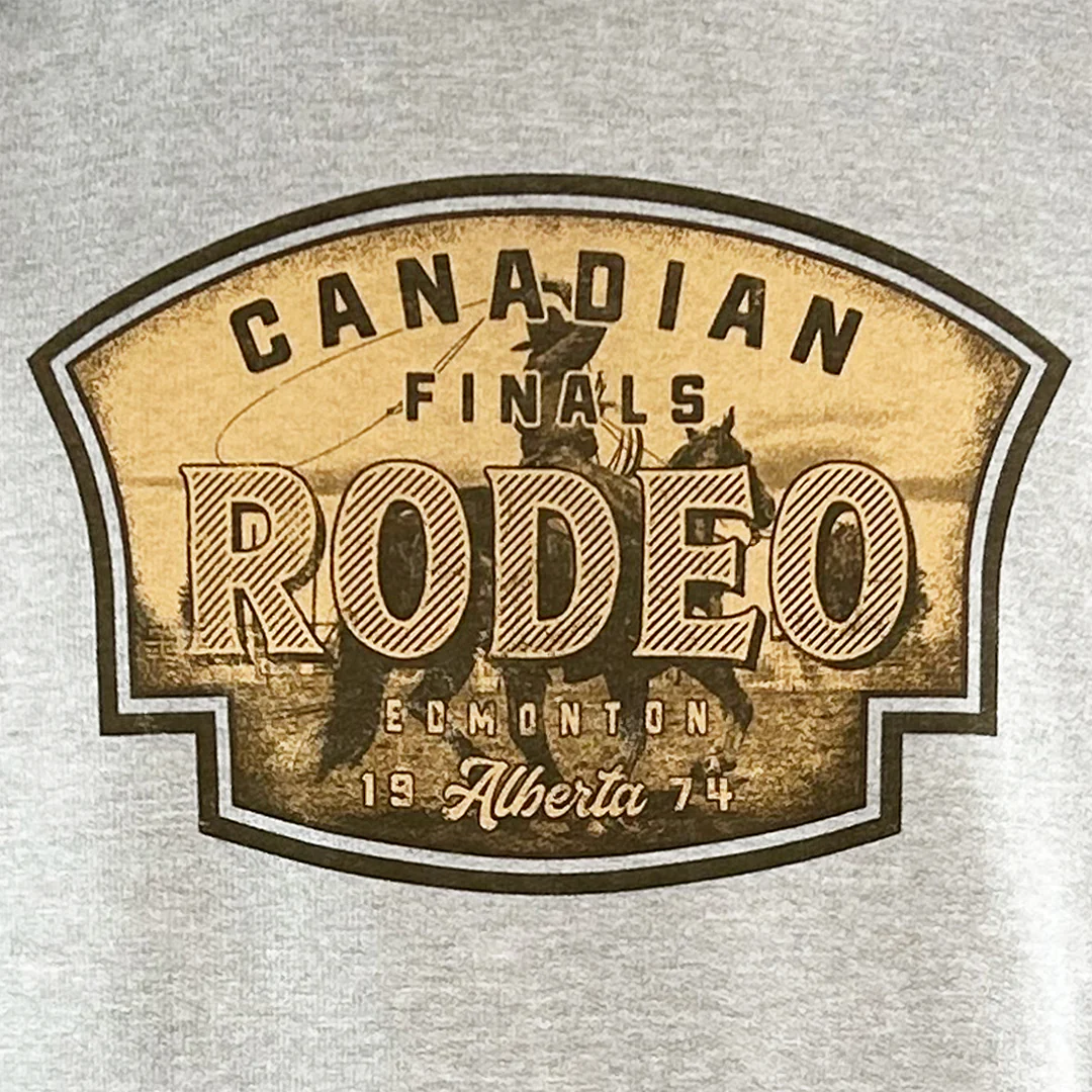 Canadian Finals Rodeo Unisex CFR Vintage Engraved Hoodie - Image 2