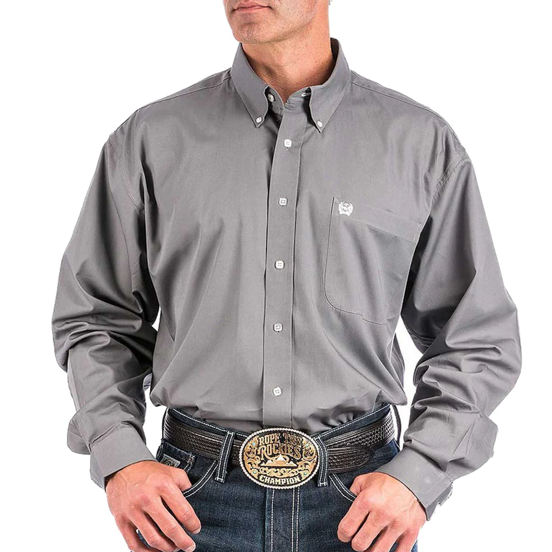 Cinch Men's Classic Fit Western Long Sleeve Button Shirt - Image 17