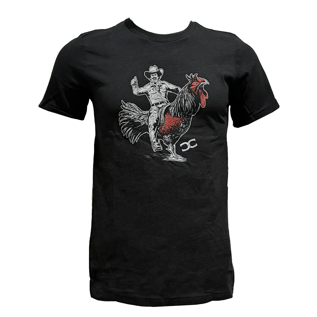 Cowboy Cool Unisex Rooster Jeff T-Shirt - Image 2