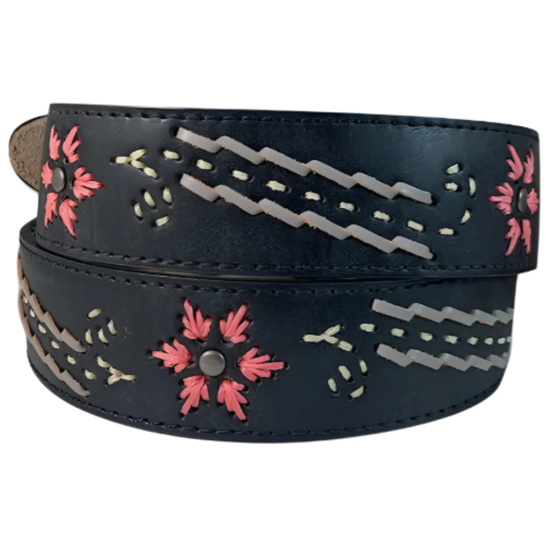 Cowgirls Rock Women's Laced and Embroidery Belt - Image 5
