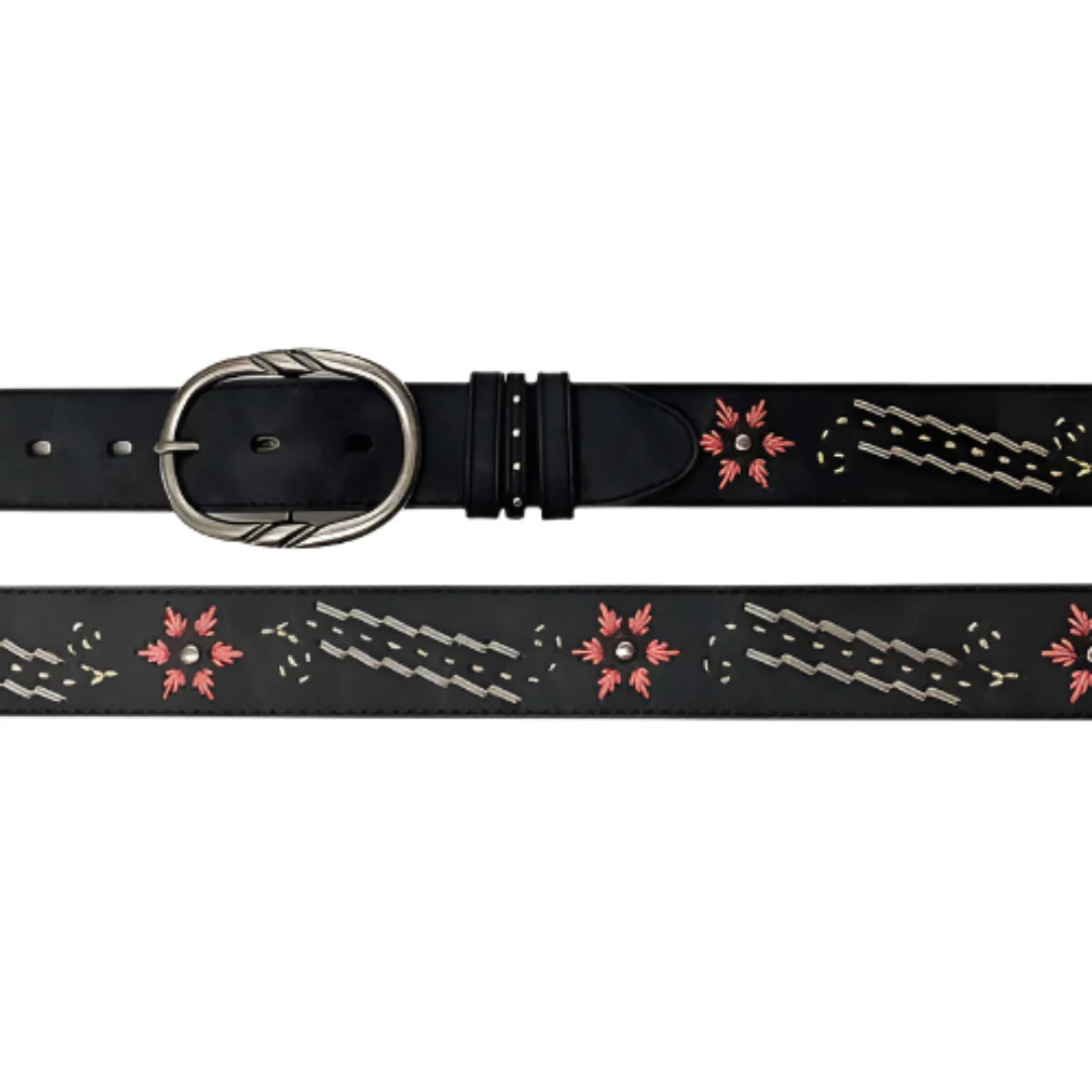 Cowgirls Rock Women's Laced and Embroidery Belt - Image 6