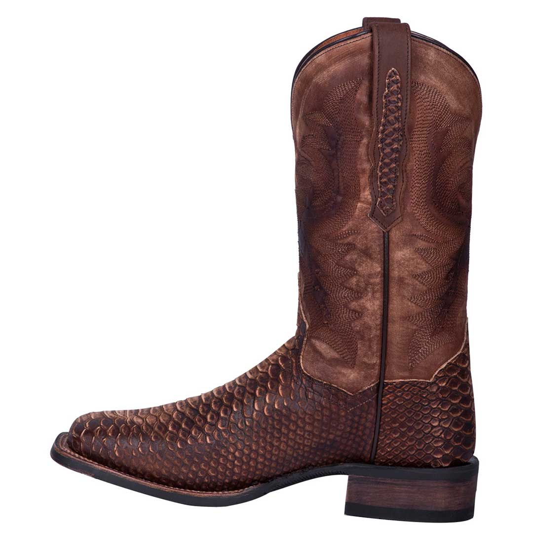 Dan Post Men's Faux Python Square Toe Cowboy Boots - Image 3