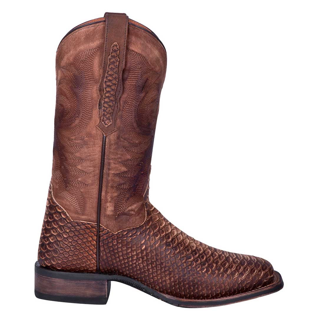 Dan Post Men's Faux Python Square Toe Cowboy Boots - Image 4