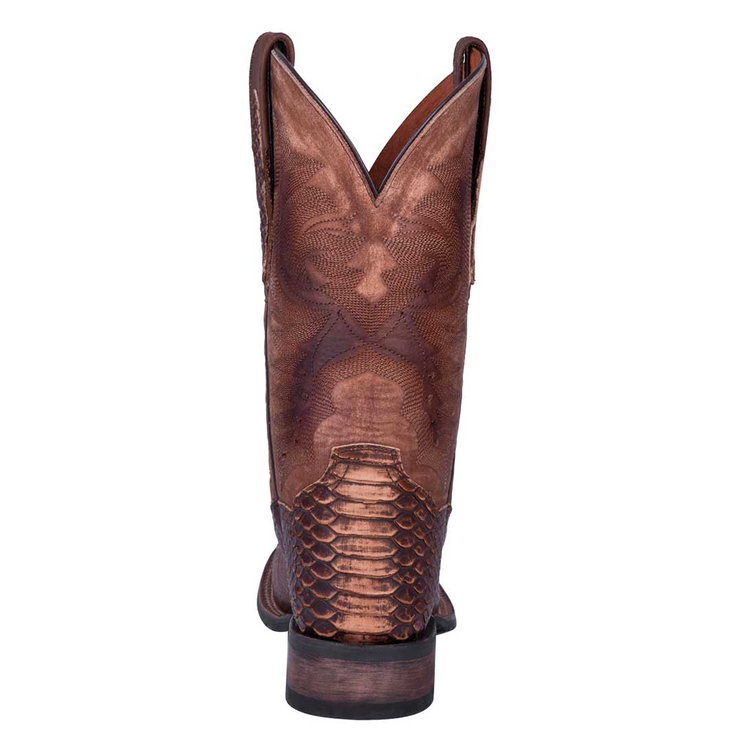 Dan Post Men's Faux Python Square Toe Cowboy Boots - Image 6