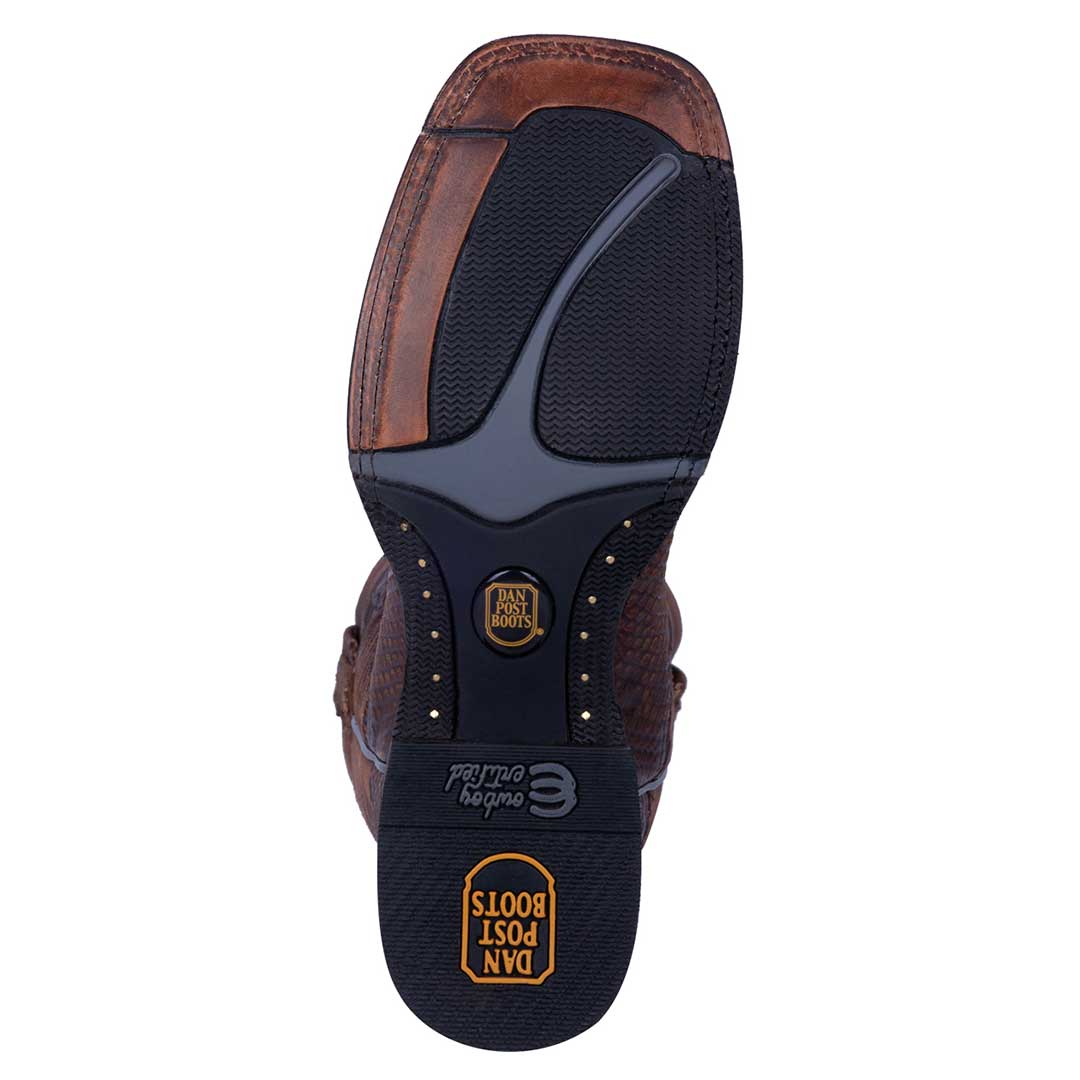 Dan Post Men's Faux Python Square Toe Cowboy Boots - Image 8