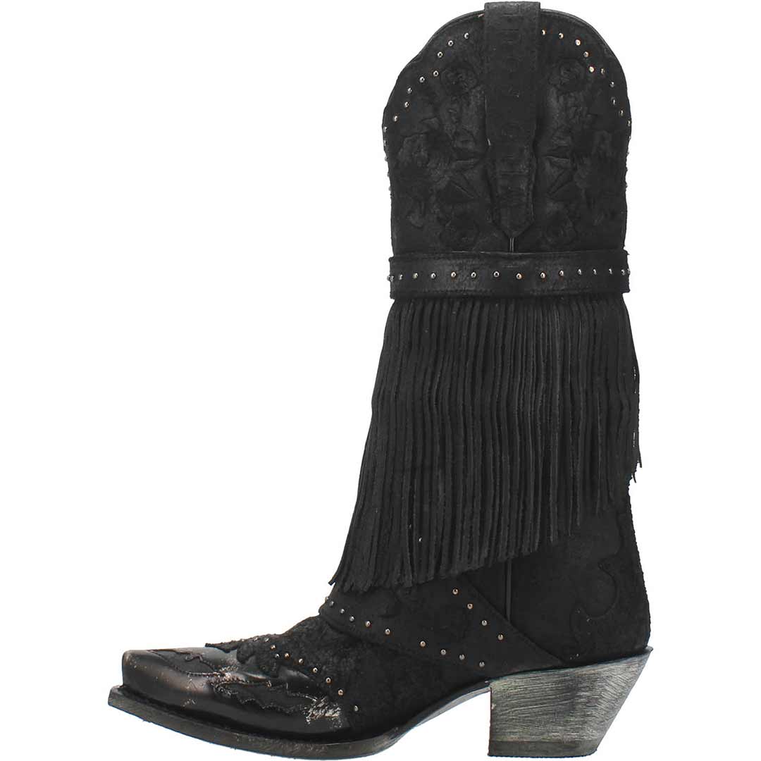 Dan Post Women's Bed of Roses Leather Cowgirl Boots - Image 3