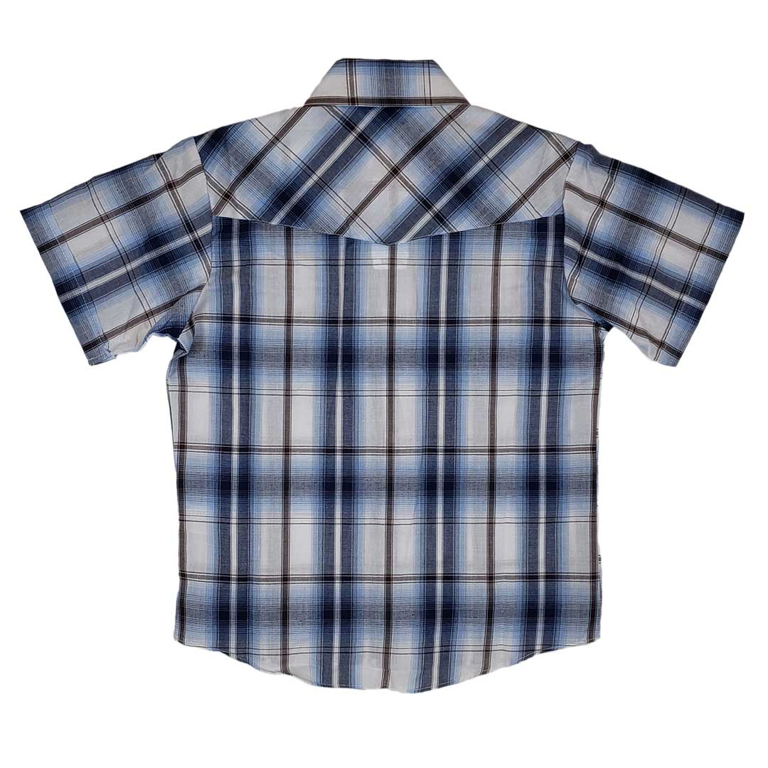 Ely Cattleman Boys' Plaid Short Sleeve Shirt - Image 4
