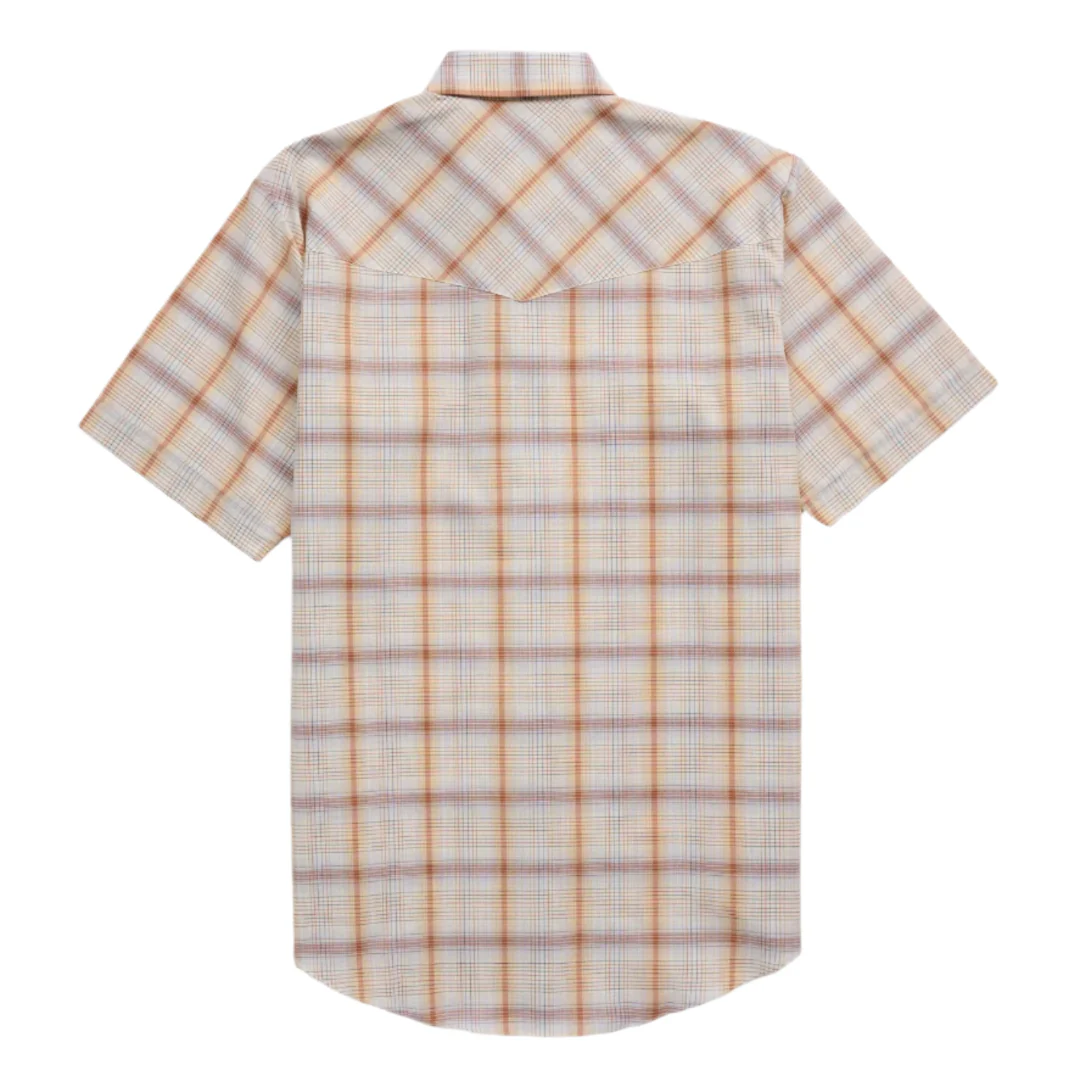 Ely Cattleman Men's Plaid Short Sleeve Snap Shirt - Image 4