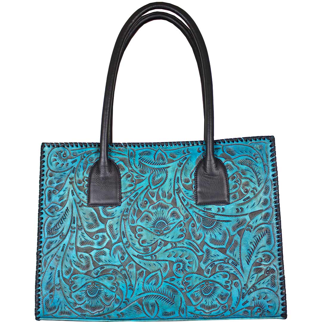 Juan Antonio Hand Tooled Leather Tote Bag - Image 7