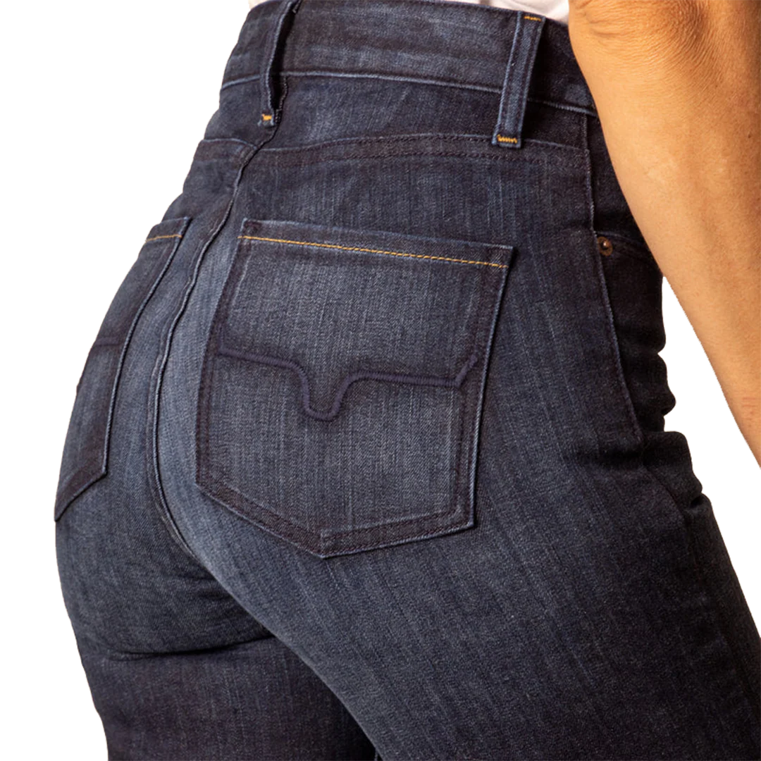 Kimes Ranch Olivia Dark Wash Wide Leg Jeans - Image 4