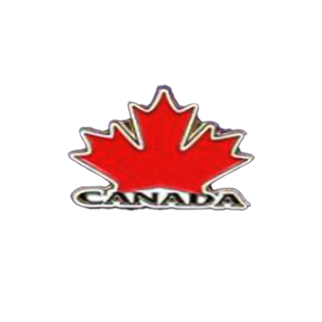 Postcard Souvenirs Patch Maple Leaf