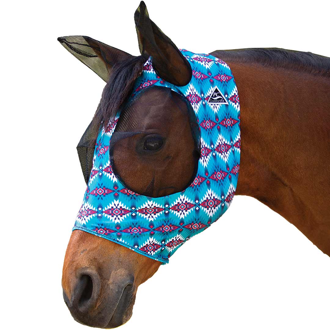 Professional's Choice Limited Edition Print Comfort Fit Fly Mask - Image 4