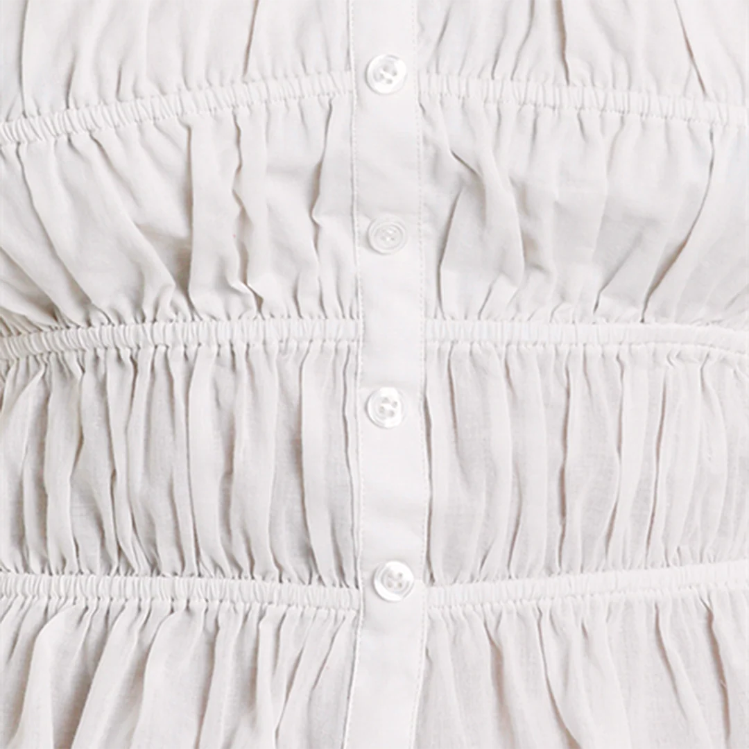 Rock & Roll Denim Women's Ruched Solid Top - Image 3