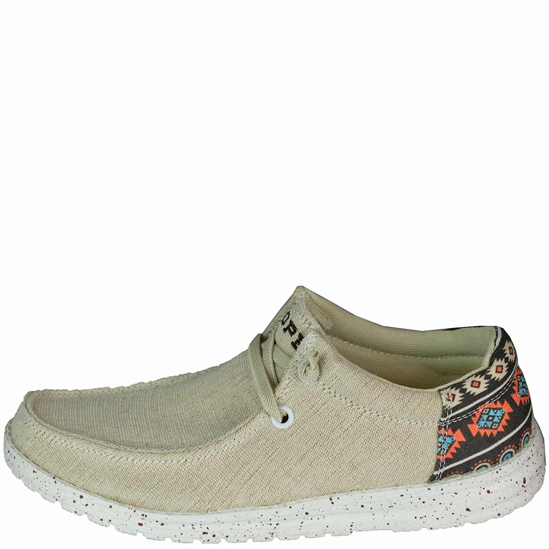 Roper Women's Aztec Accent Canvas Slip-On Shoes - Image 2