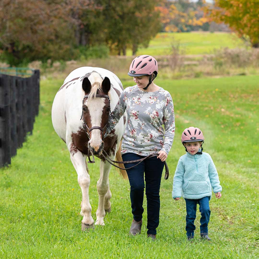 Sportage Toddler Equestrian Helmet - Rose Tan - Image 7