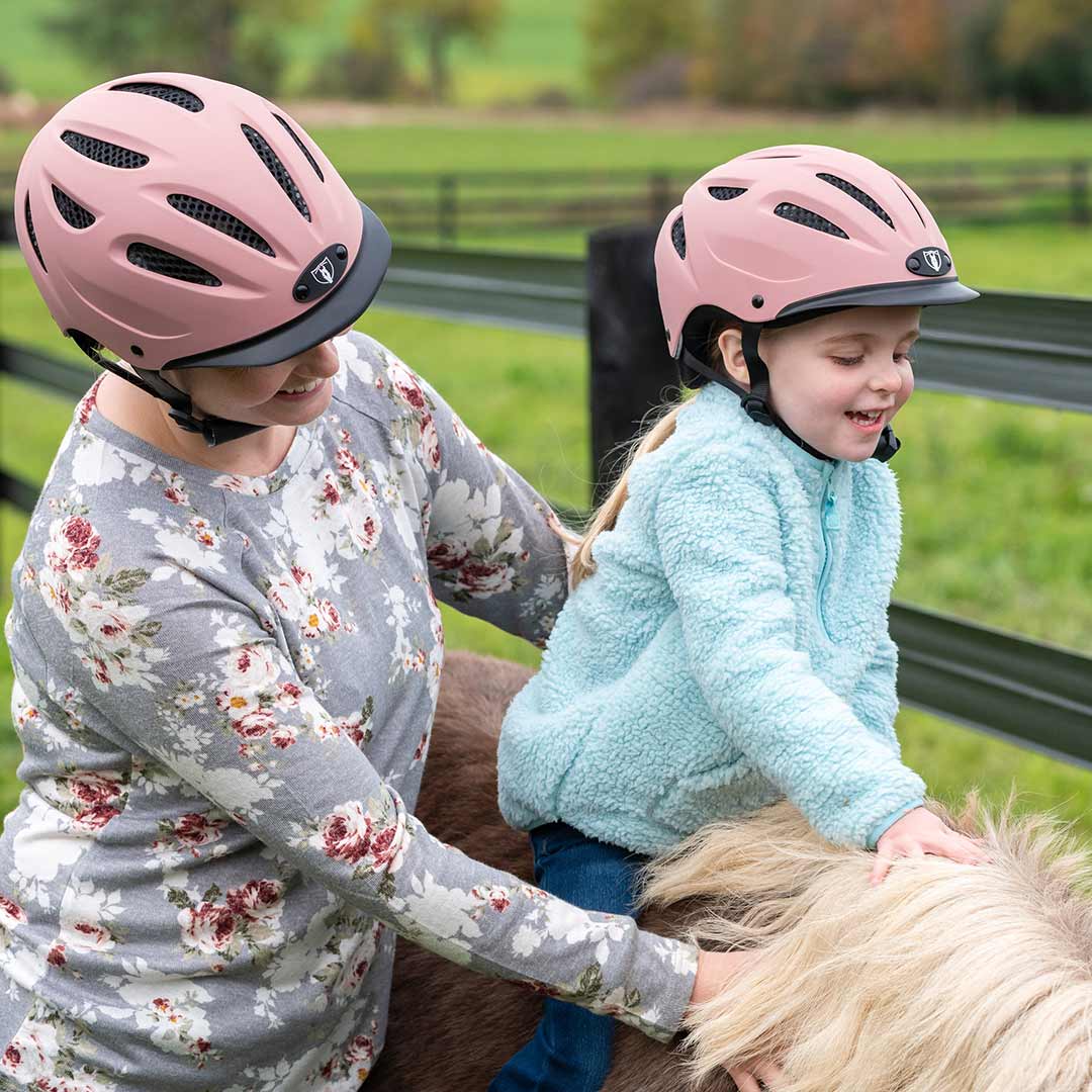 Sportage Toddler Equestrian Helmet - Rose Tan - Image 8