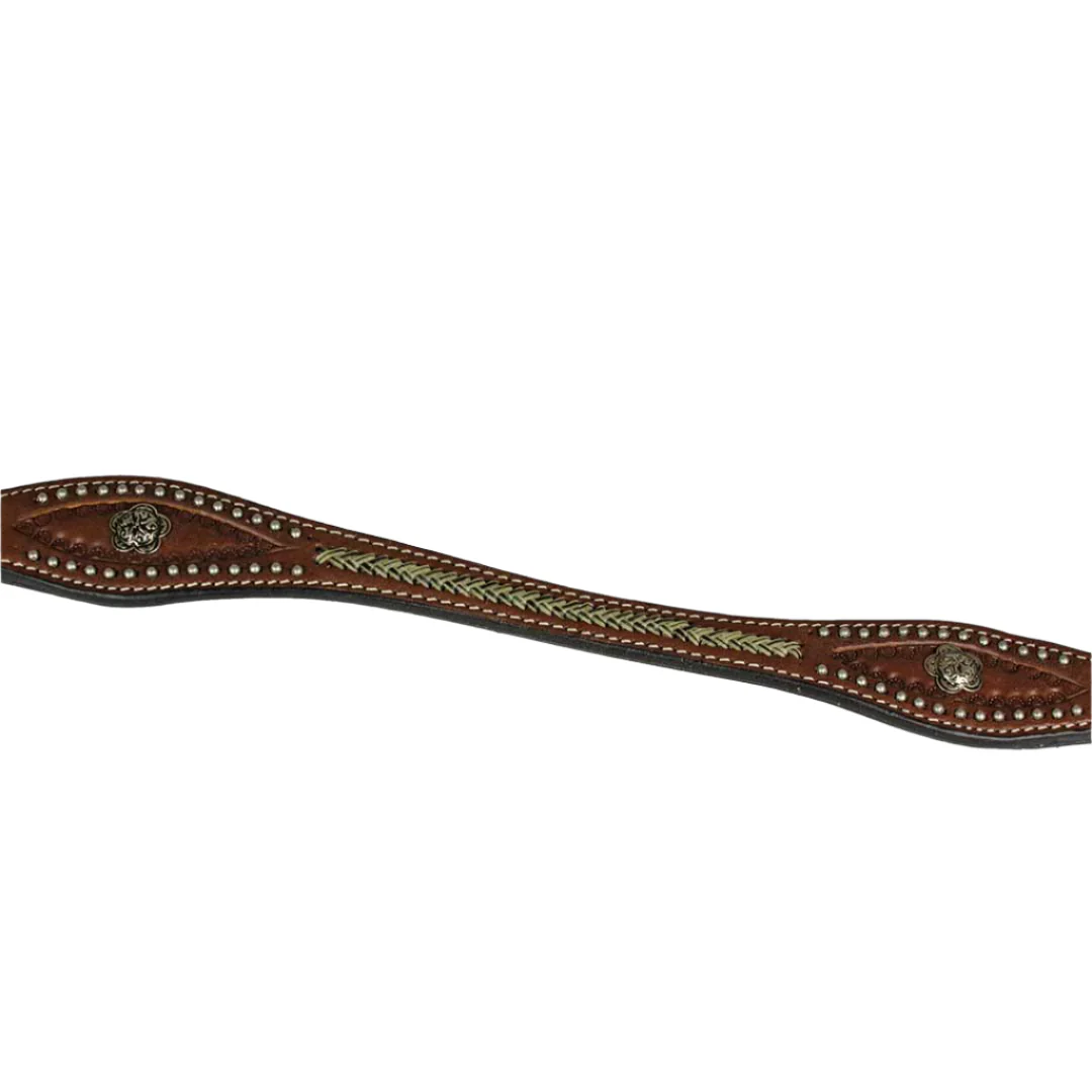 True North Trading Beveled Breast Collar with Conchos - Image 3