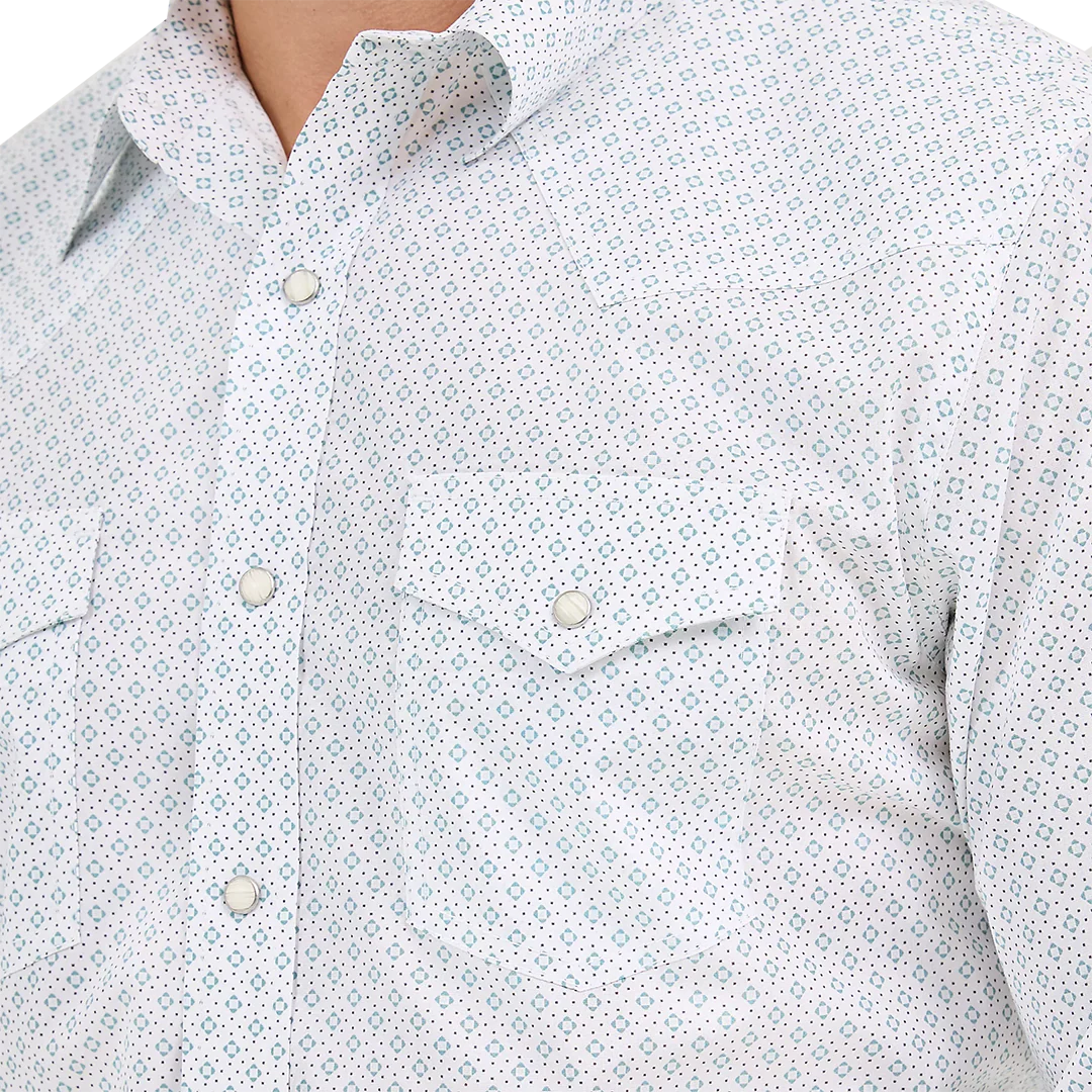Wrangler Men's 20X Competition Advanced Comfort Long Sleeve Snap Shirt - Image 4