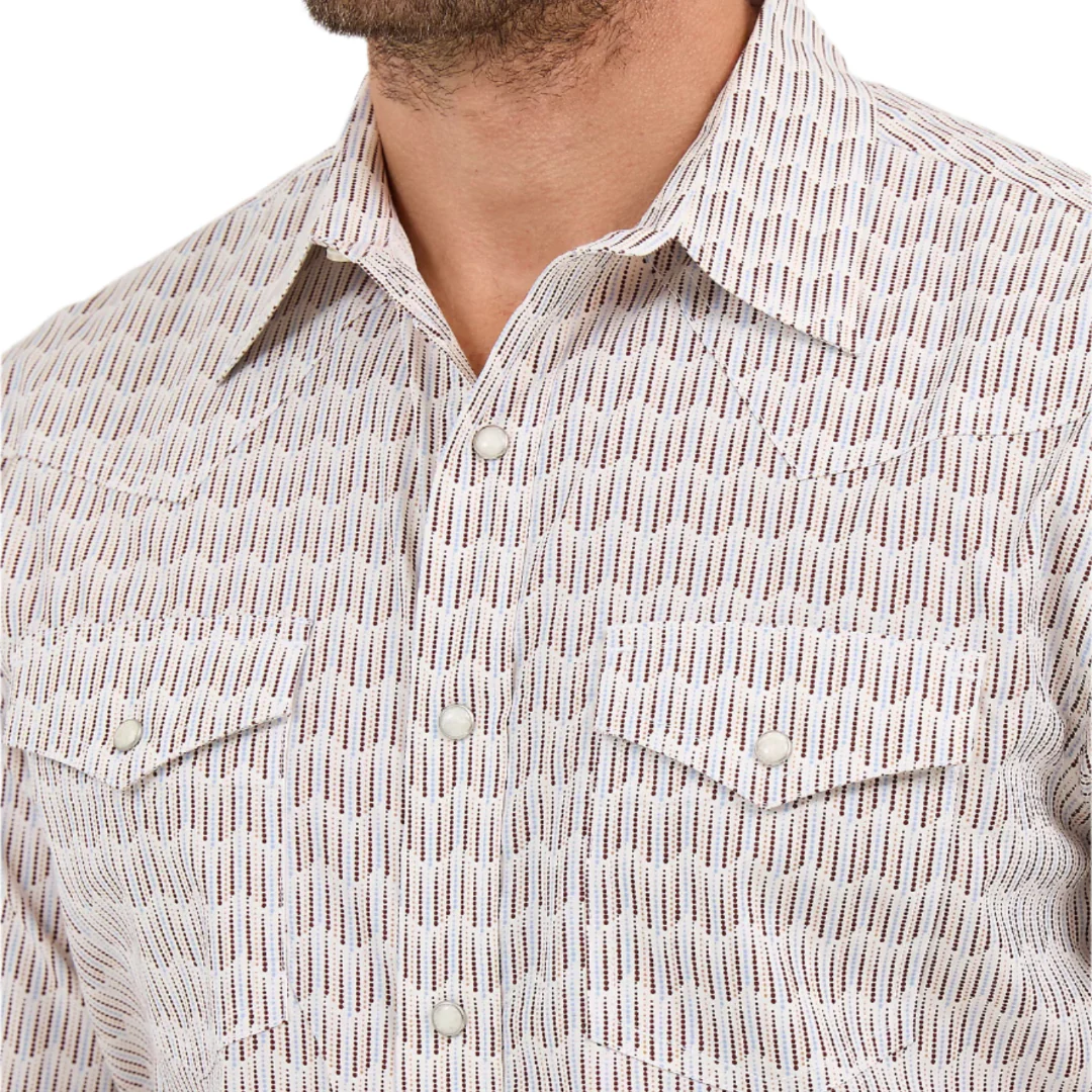 Wrangler Men's 20X Competition Advanced Comfort Long Sleeve Snap Shirt - Image 3