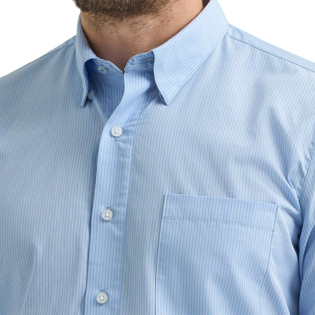 Wrangler Men's Cody Johnson Stripe Long Sleeve Button Shirt - Image 3