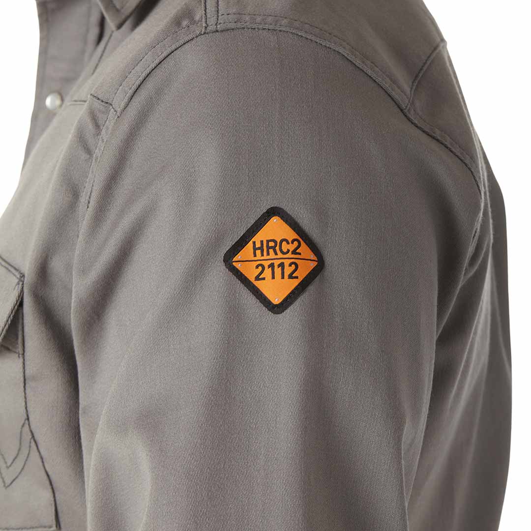Wrangler Men's FR Flame Resistant Long Sleeve Snap Work Shirt - Image 4