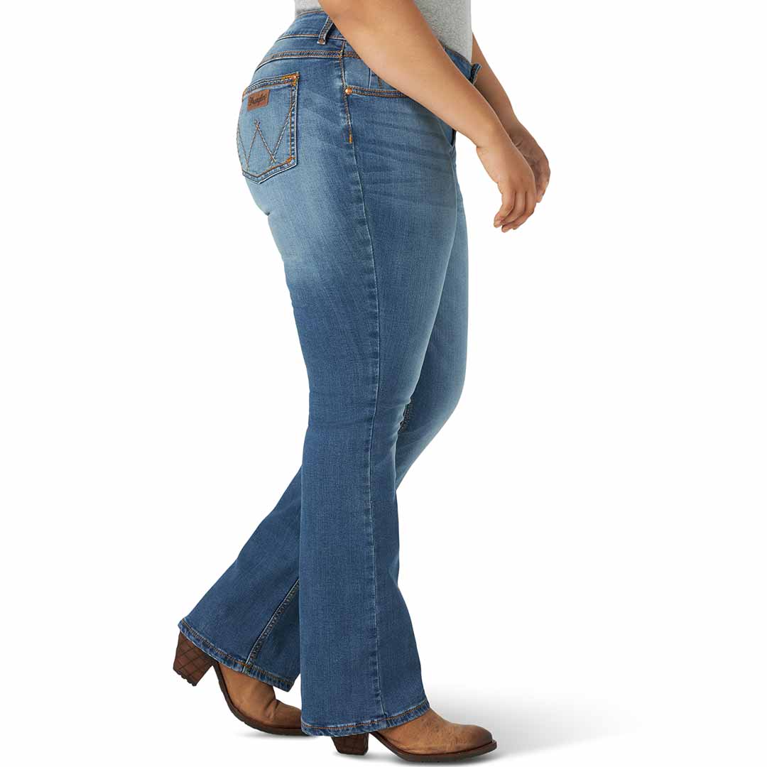 Wrangler Women's Retro Mae Mid Rise Bootcut Jeans - Image 6