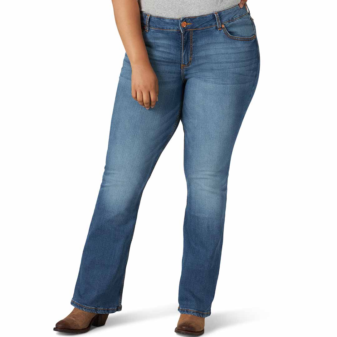 Wrangler Women's Retro Mae Mid Rise Bootcut Jeans - Image 7