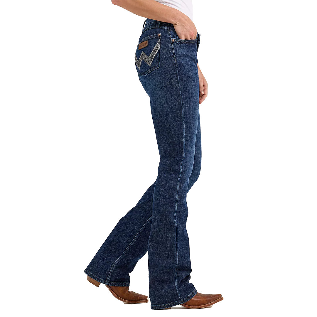 Wrangler Women's Retro Mae Mid Rise Bootcut Jeans - Image 3